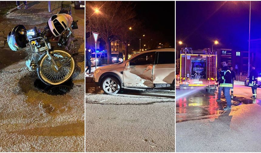 Terzibaba Caddesi’nde Kaza: 2 Kişi Yaralandı (VİDEO)
