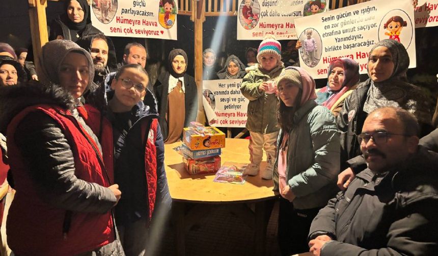 Gönüllü Gençler Minik Hümeyra İçin Tek Yürek Oldular (VİDEO)