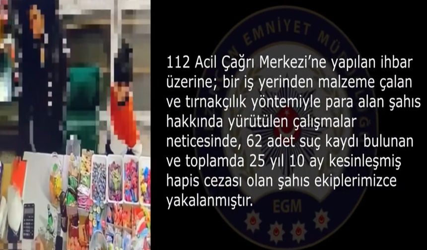 Erzincan’da 25 Yıllık Tırnakçı Suçüstü! Kameraya Böyle Yakalandı (VİDEO)