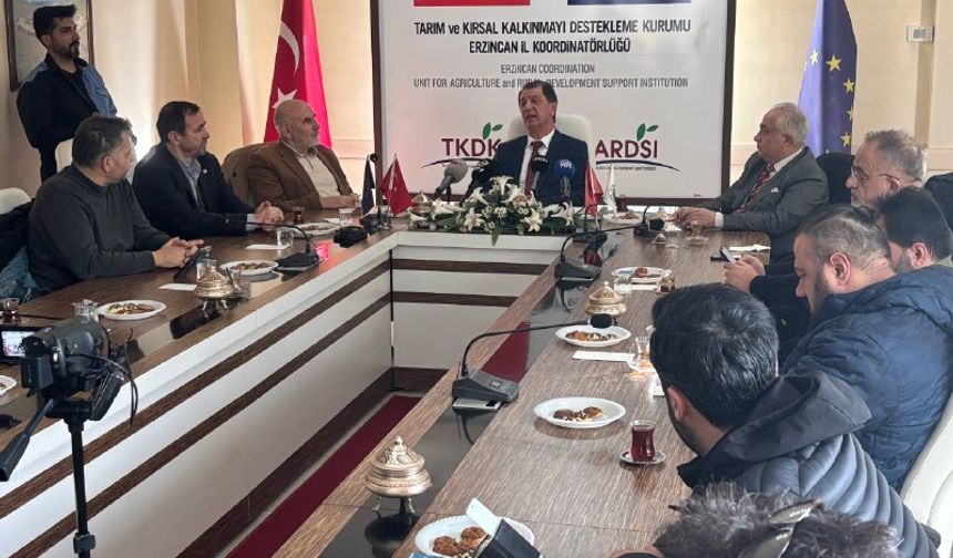 Erzincan TKDK Proje Verilerini Basın İle Paylaştı (VİDEO)