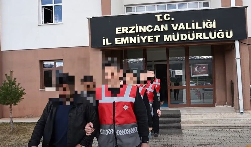 Erzincan’da Suçlulara Operasyon: 7 Tutuklama (VİDEO)