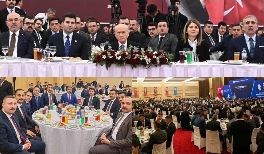 Bahçeli, Ülkü Ocakları Başkanlarıyla Aynı Sofrada