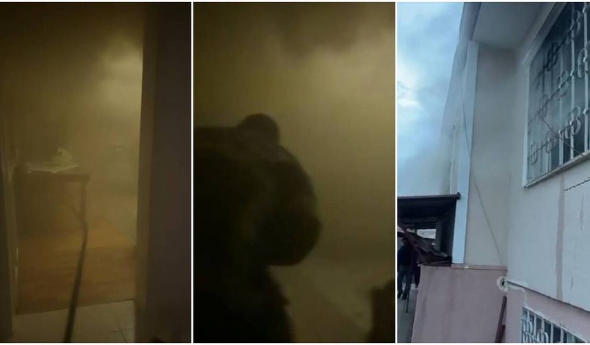 Erzincan’da Ev Yangını: 2 Kişi Dumandan Etkilendi (VİDEO)