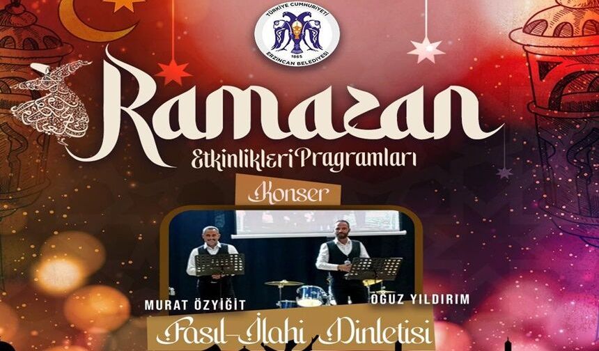 Erzincan’da Ramazan’a Özel İlahi Dinletisi