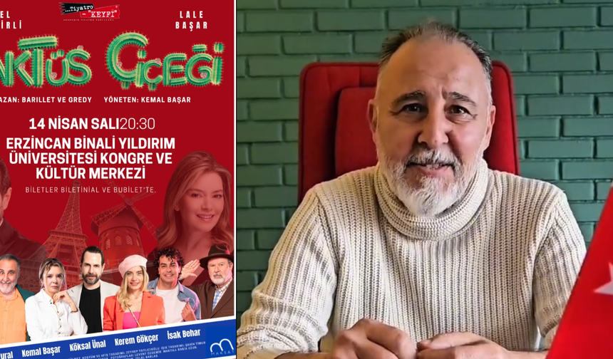 Erzincan’da “Kaktüs Çiçeği” Heyecanı: Usta Kadro Sahneye Çıkıyor