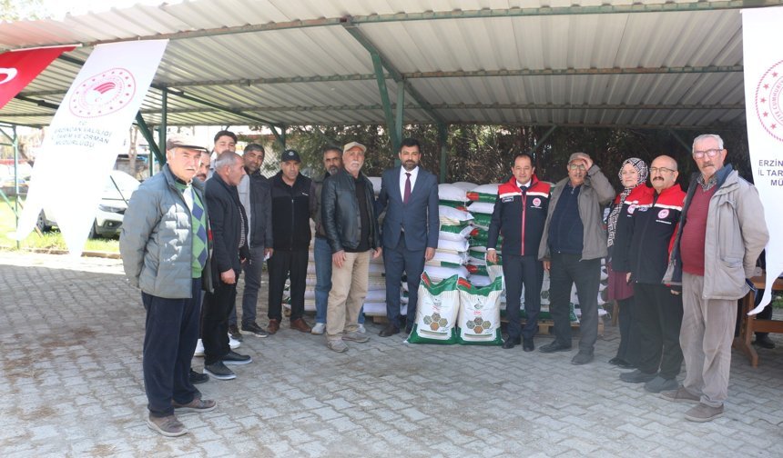 Erzincan’da Kuru Fasulye Üretimine Destek: 56 Çiftçiye Tohum Dağıtıldı