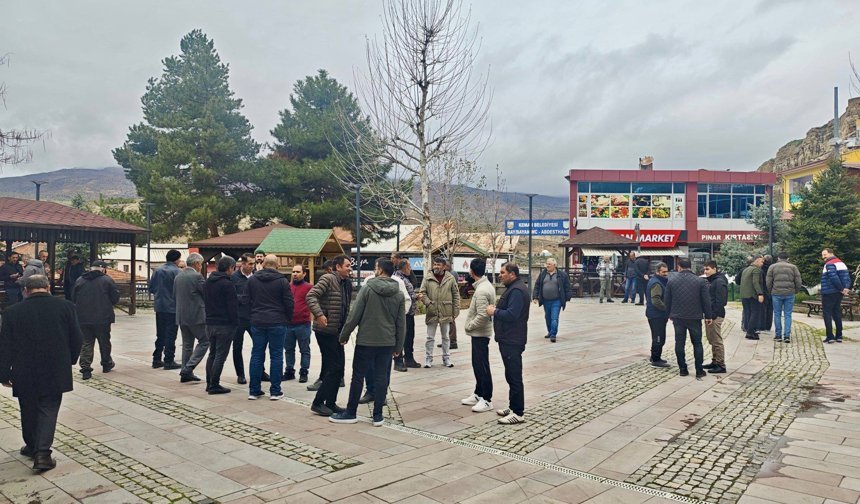 Kemah’ta şehitler için anma programı