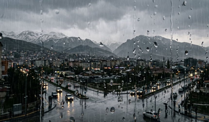 Hafta Sonu İçin Erzincan'a Yağış Uyarısı