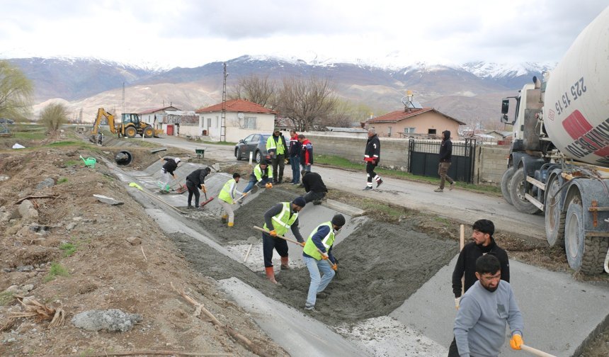 Erzincan’da Sulama Altyapısı Yenileniyor