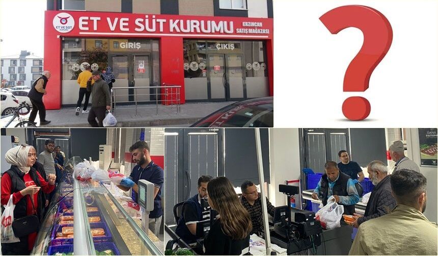 Erzincan’da Bayram Öncesi Et Kuyruğu!