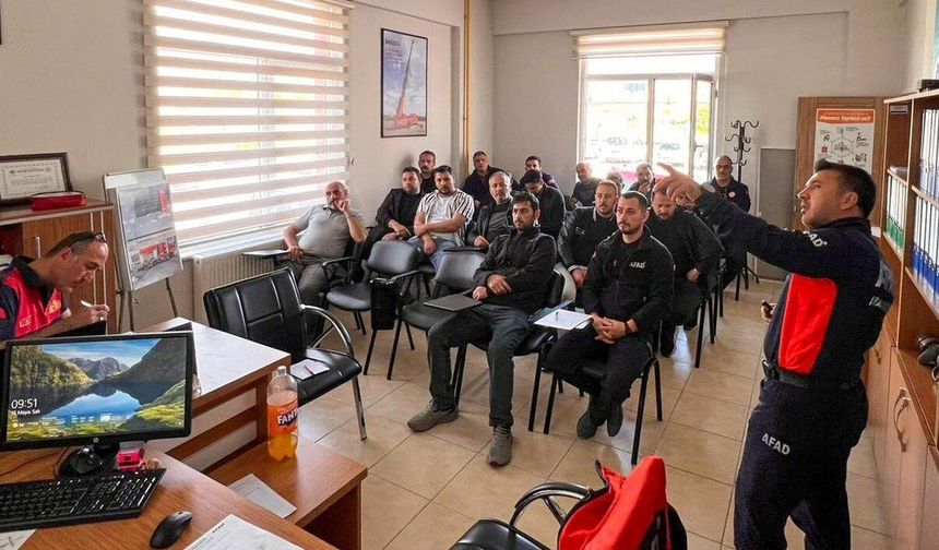 Erzincan’da İtfaiye ve AFAD’dan Operasyon Hazırlığı