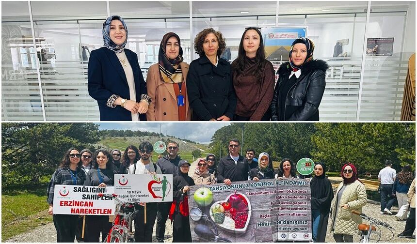 Erzincan’da Sağlık İçin Farkındalık Etkinlikleri