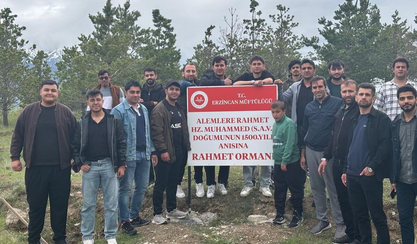 Rahmet Ormanı’nda Fidanlar Toprakla Buluştu