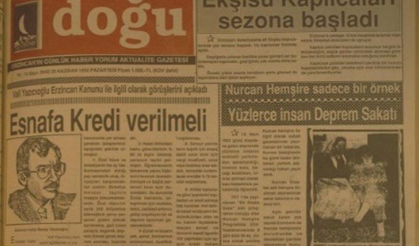 28 HAZİRAN 1992'de Bugün: Vali Yazıcıoğlu'ndan Acil Eylem Planı, Nurcan Hemşire'nin Dramı