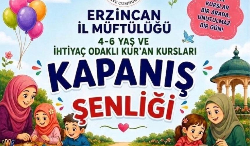 Atatürk Parkı'nda Kur'an Kursları Şenliği Başlıyor!