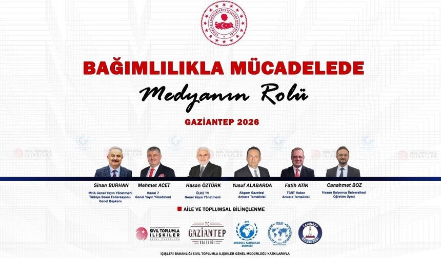 Bağımlılıkla Mücadelede Kritik Zirve: Medya Gaziantep’te Güç Birliği Yapıyor