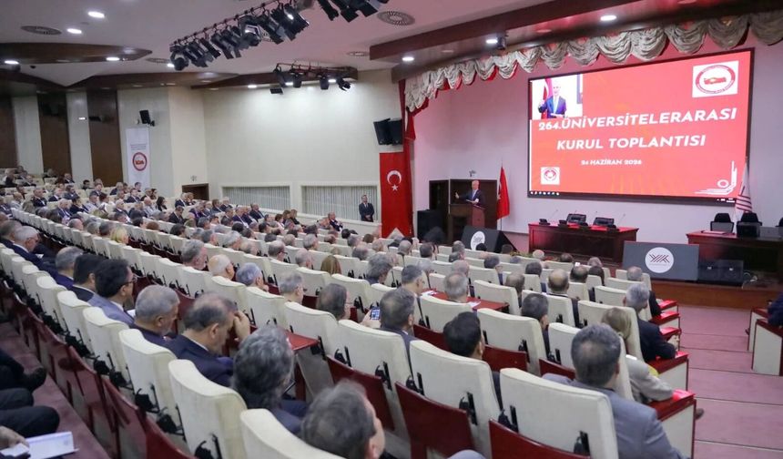 Erzincan Binali Yıldırım Üniversitesi ÜAK’ta Temsil Edildi