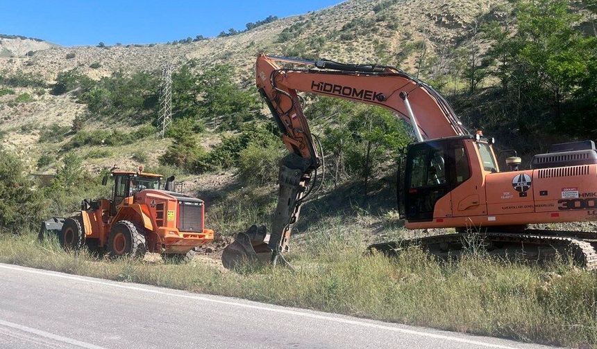 Erzincan-Kemah Karayolunda Viraj Operasyonu