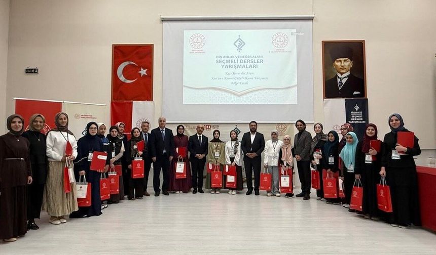 Erzincan’da Kur’an Zirvesi: Şampiyonlar Belli Oldu