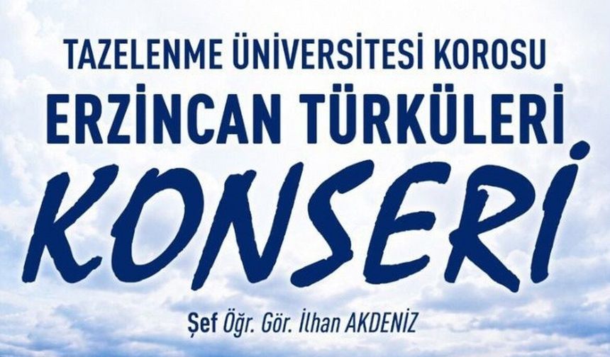 Erzincan’da Akşam Müzik Ziyafeti Var