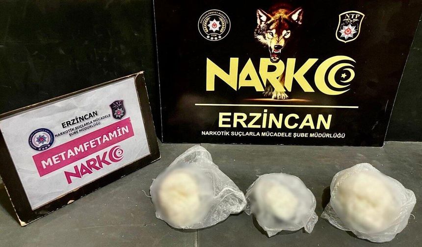 Erzincan’da Narkotik Operasyonu: Metamfetamin Sevkiyatına Darbe