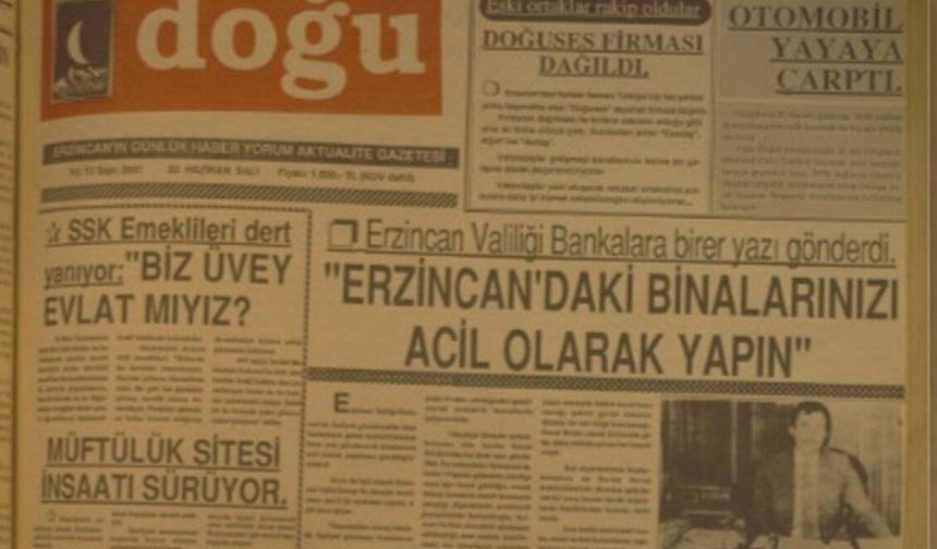 Erzincan’dan Acı Ve Mücadele Dolu Bir Gün: Yıl 1997