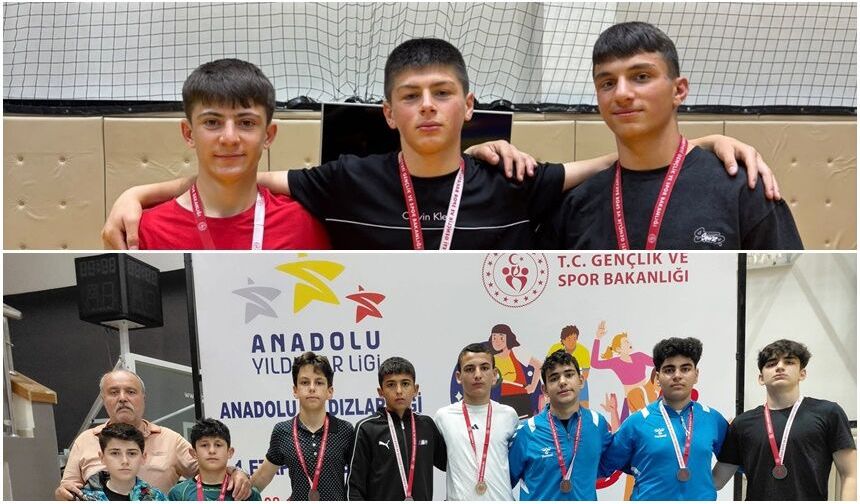 Erzincanlı Güreşçilerden Türkiye Üçüncülüğü