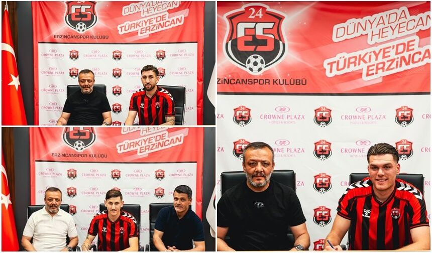 Erzincanspor’da 3 Yeni İmza