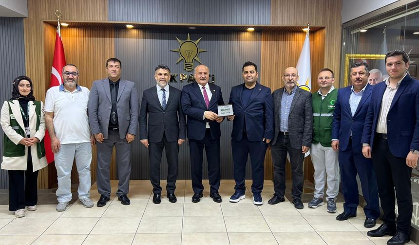 KADEM ve Yeşilay’dan AK Parti Erzincan İl Başkanlığı’na Ziyaret