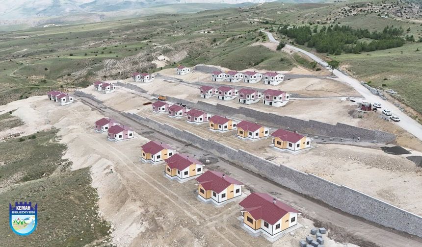 Kemah’ta Köy Evi Projesi Tamamlanıyor