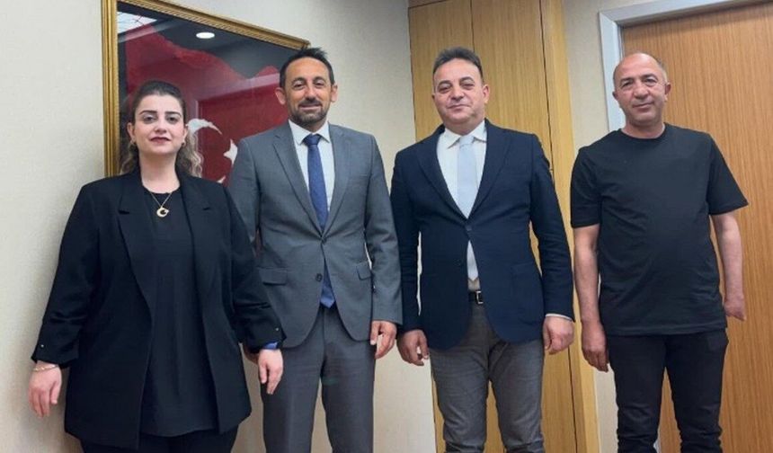 Kızılay Erzincan heyetinden Volkan Burak Mumcu’ya ziyaret