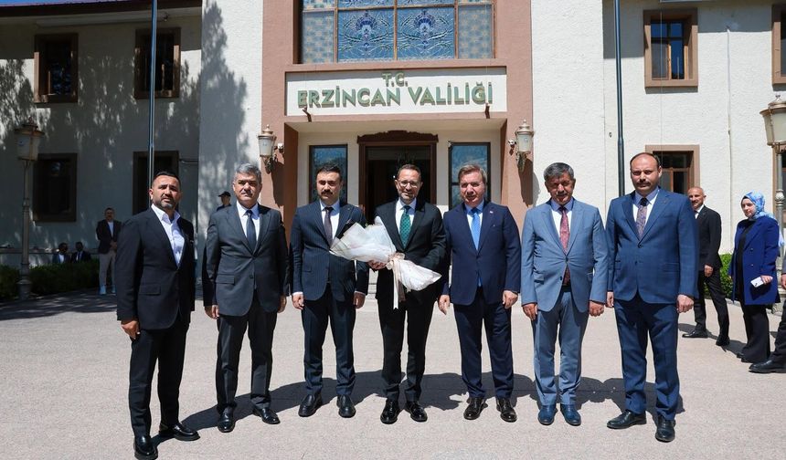 Adalet Bakan Yardımcısı Sedat Ayyıldız’dan Erzincan Valiliğine Ziyaret