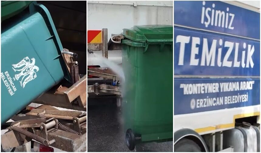 Şehir Genelinde Konteynerler Dezenfekte Ediliyor