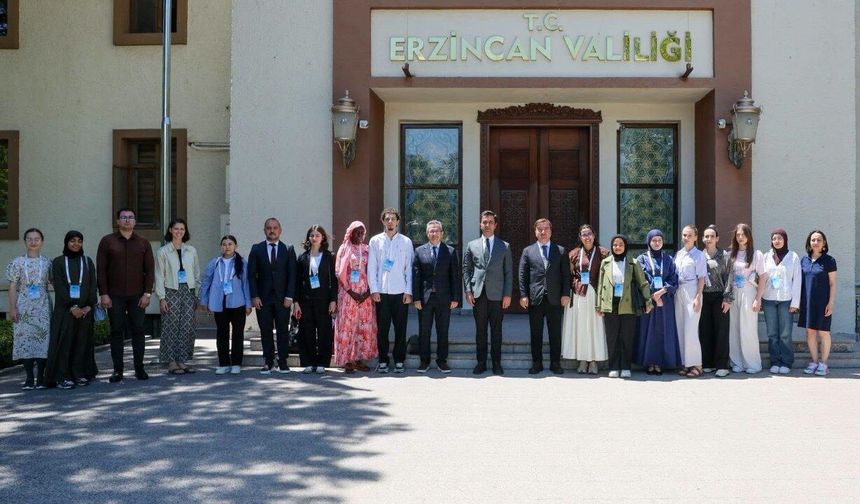 13 Ülkeden Gelen Öğrenciler Erzincan’da Türkçe ve Kültür Köprüsü Kuruyor
