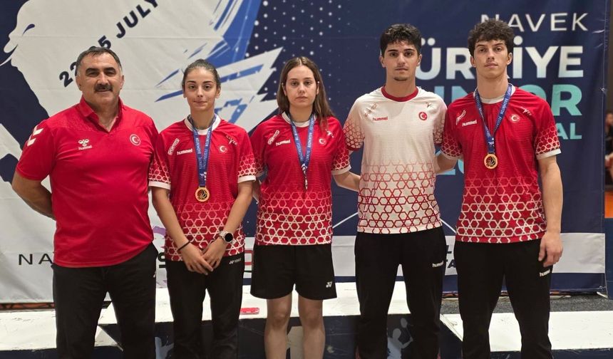 Erzincanlı Milli Badmintonculardan Uluslararası Arenada Madalya Yağmuru
