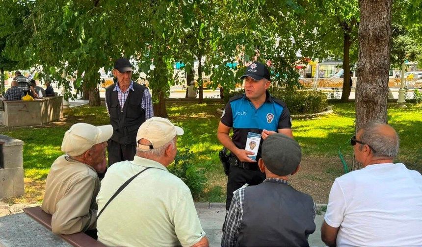 Erzincan'da Polis Vatandaşları Telefon ve İnternet Dolandırıcılığına Karşı Uyardı