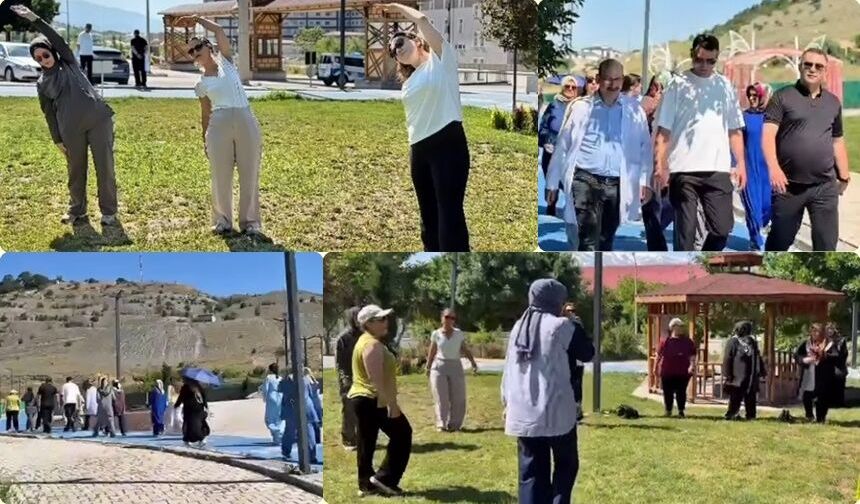 Esentepe Parkı’nda Sağlıklı Yaşam İçin Adım Attılar