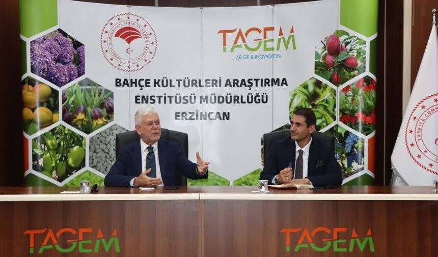 TAGEM'den Erzincan Bahçe Kültürleri Araştırma Enstitüsüne Ziyaret