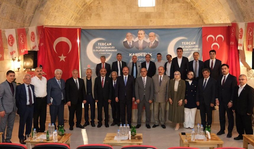 Tercan’da MHP İlçe Kongresi Tamamlandı