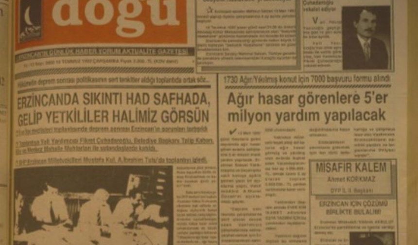 Yıl 1992: Erzincan’da Sabırlar Taştı: "Yetkililer Halimizi Görsün"