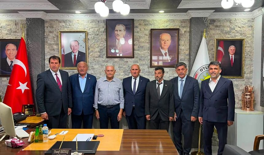 Binali Yıldırım'dan Otlukbeli Belediyesi'ne Ziyaret