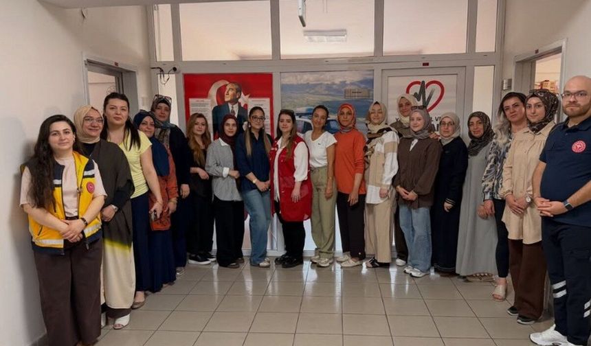 Erzincan'da İlk Yardım Eğitimleri Sürüyor