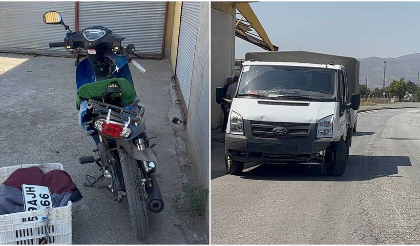 Erzincan’da Kaza: Motosiklet Sürücüsü Ağır Yaralandı (VİDEO)