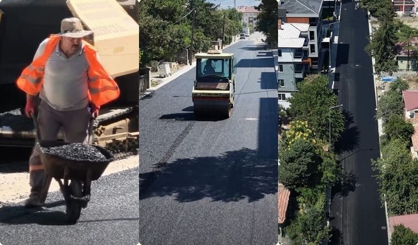 Hocabey Mahallesi’nde Yol Yenileme Çalışmaları Sürüyor