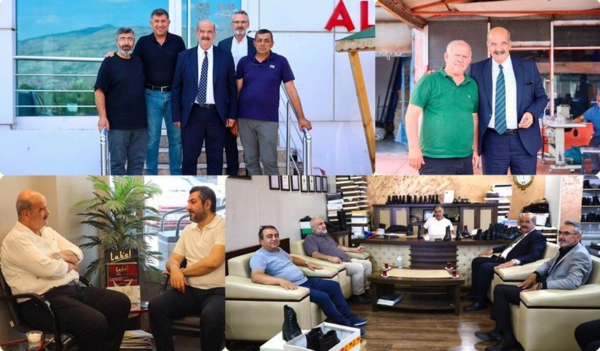 Süleyman Tan Esnaf Ziyaretlerine Devam Ediyor