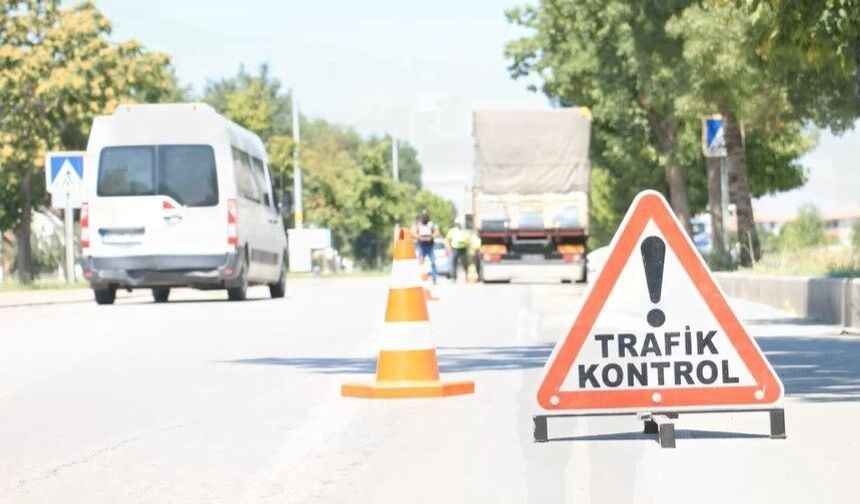 Erzincan’da Trafikte Drone Denetimi
