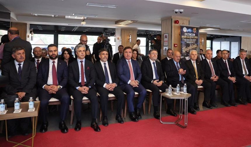 Erzincan Basın Çalıştayı gerçekleştirildi