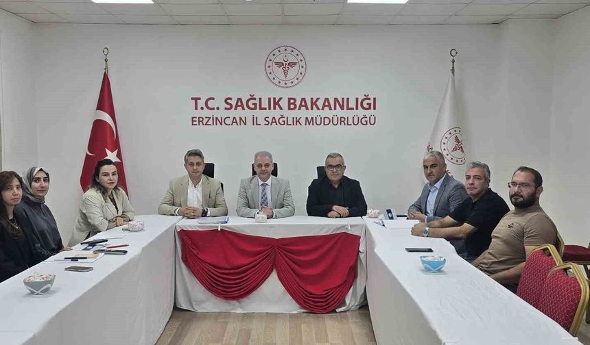 Erzincan İl Sağlık Müdürlüğünde İş Yeri Disiplin Kurulu Toplantısı yapıldı
