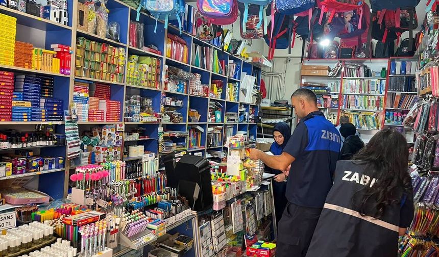 Erzincan'da 203 kırtasiye işletmesine denetim