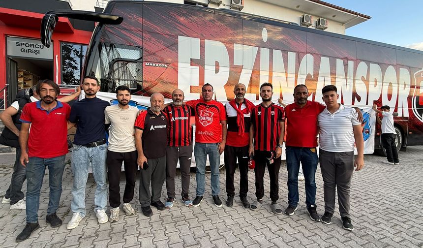 Erzincanspor Tribünlerinde Güç Birliği